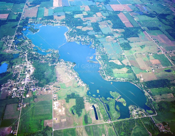 Big Turkey Lake in Lagrange/Steuban County, Michigan